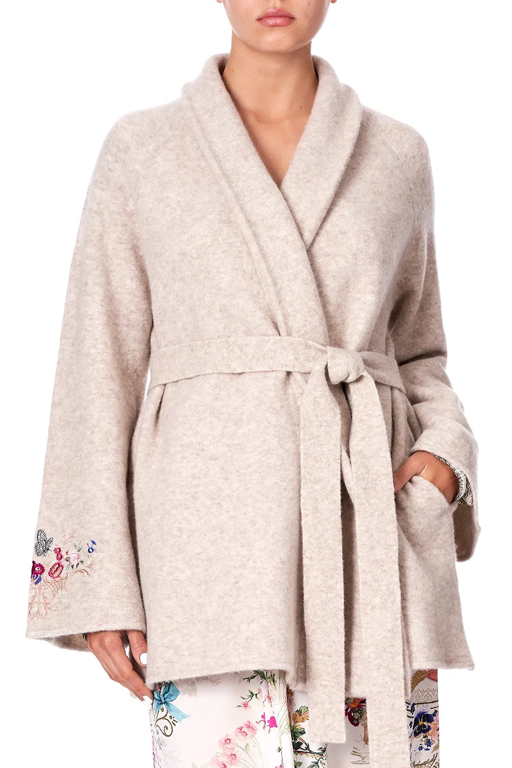 SOFT KIMONO KNIT JKT JARDIN POSTCARDS