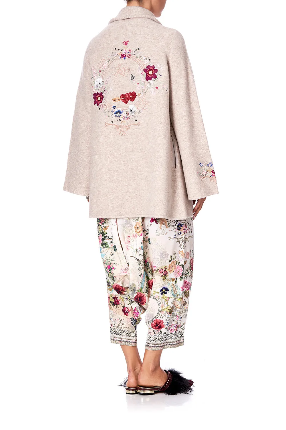 SOFT KIMONO KNIT JKT JARDIN POSTCARDS