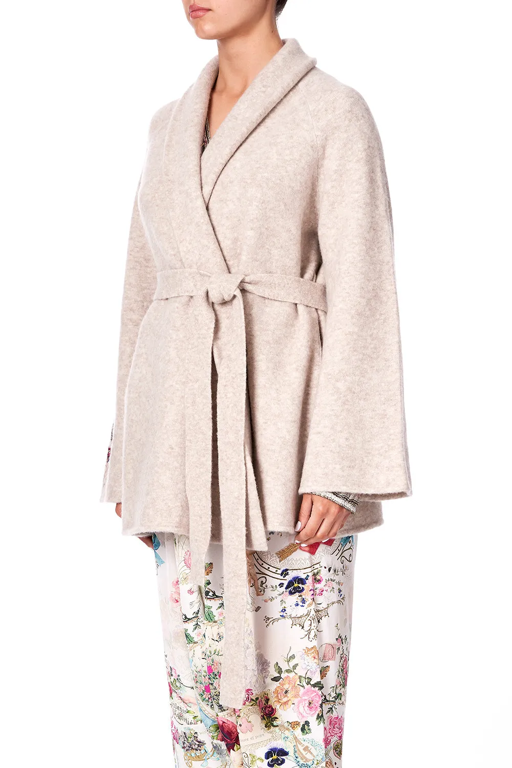 SOFT KIMONO KNIT JKT JARDIN POSTCARDS