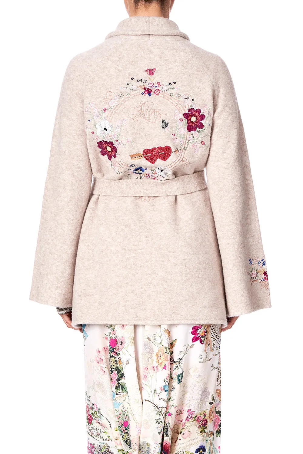 SOFT KIMONO KNIT JKT JARDIN POSTCARDS