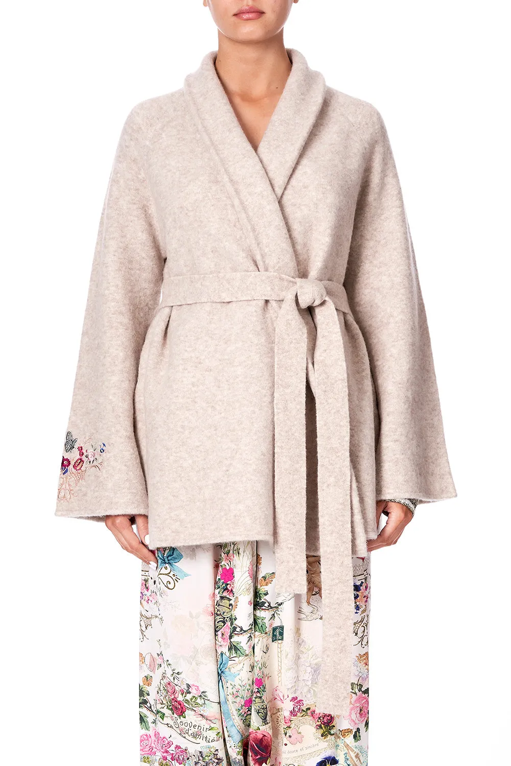 SOFT KIMONO KNIT JKT JARDIN POSTCARDS