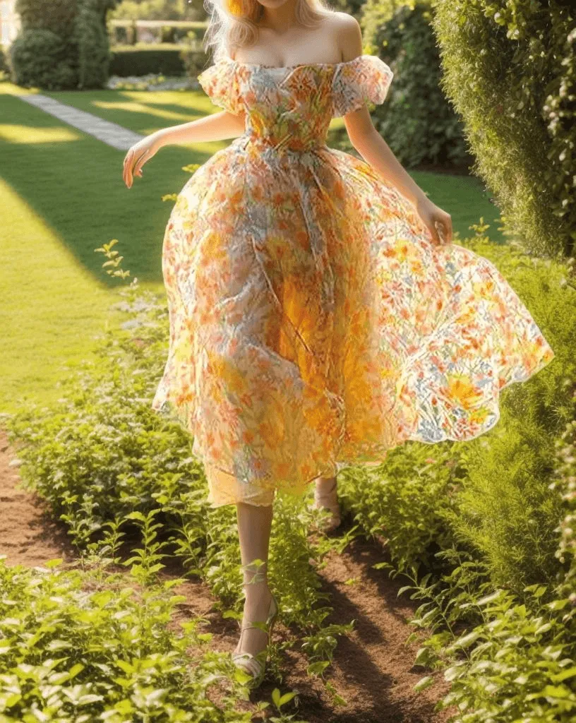 Sunshine Floral Fairy Dress