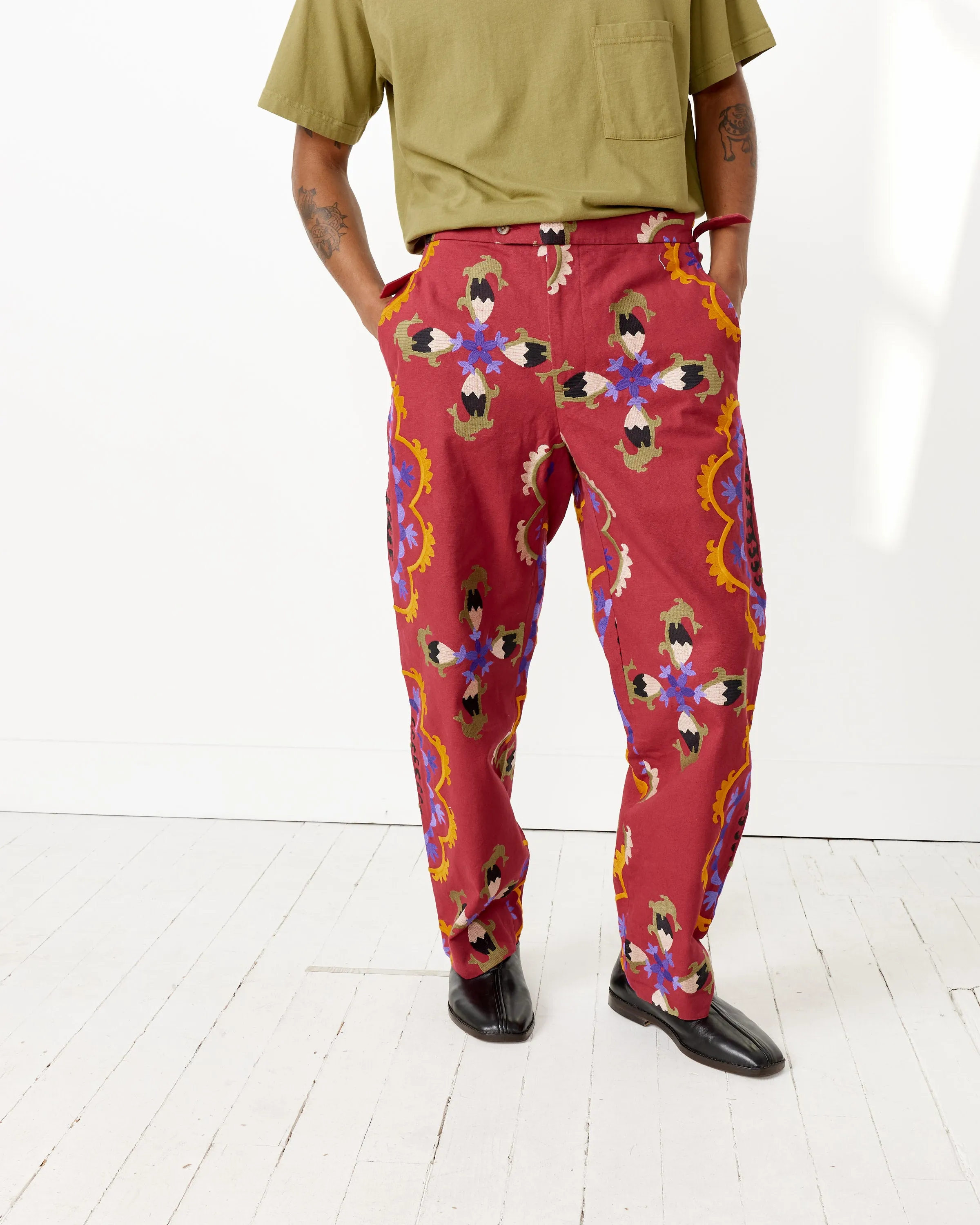 Suzani Embroidery Trouser