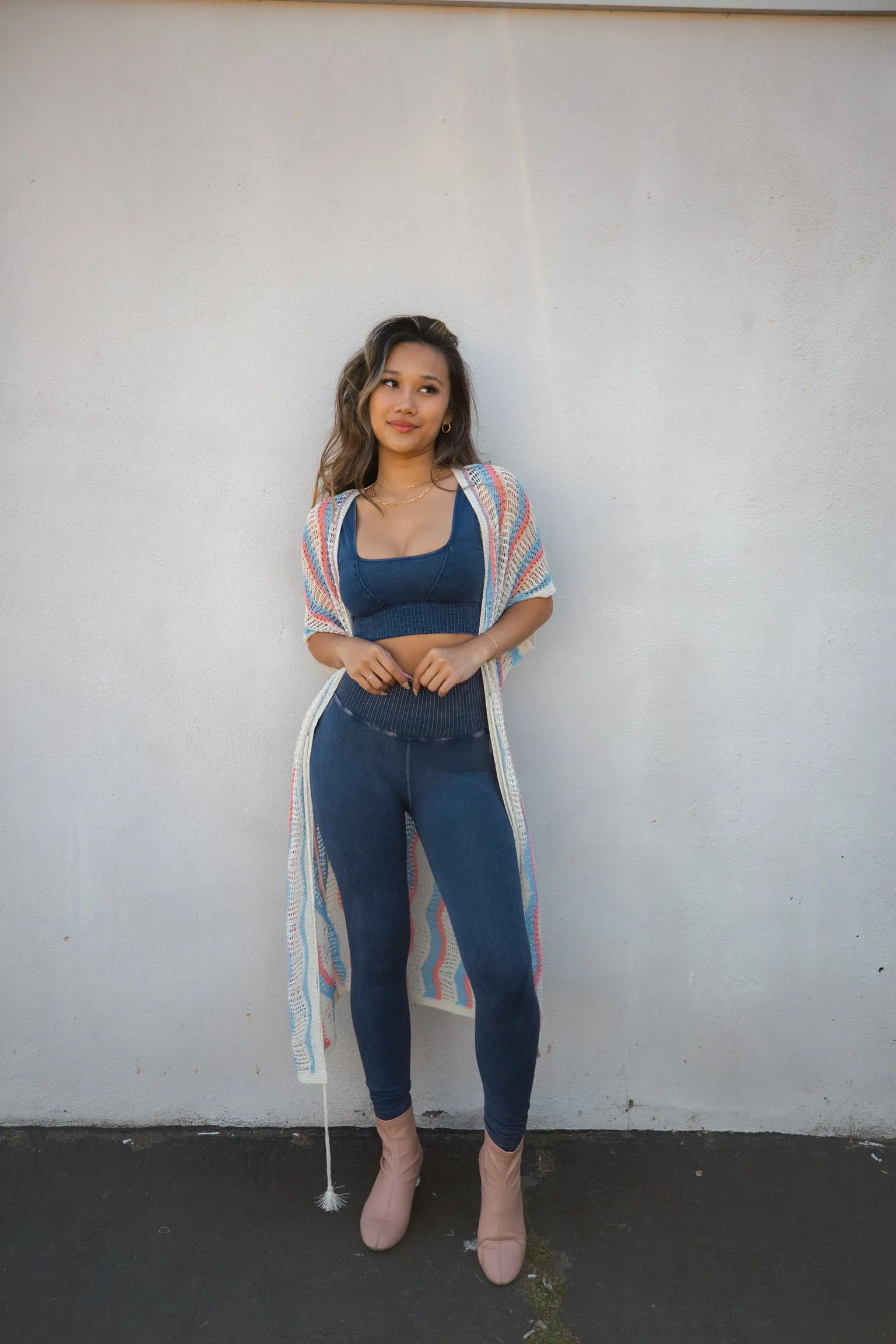 Thin Crochet Sweater Kimono