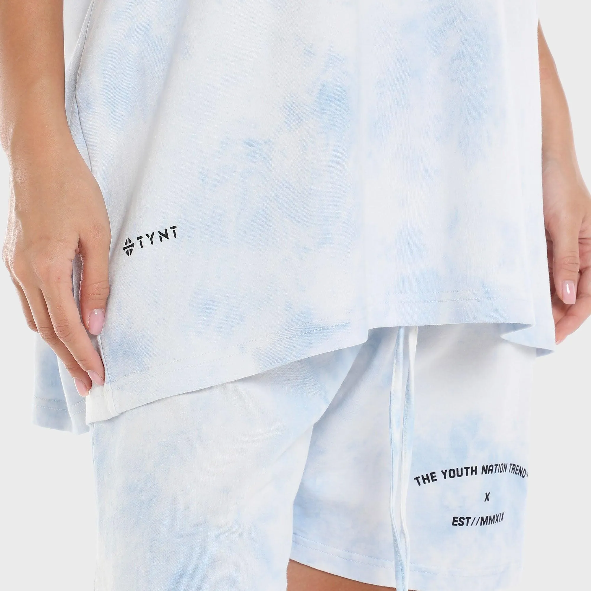 TIE DYE PARADISE MIXED COLOR SHORTS -UNISEX