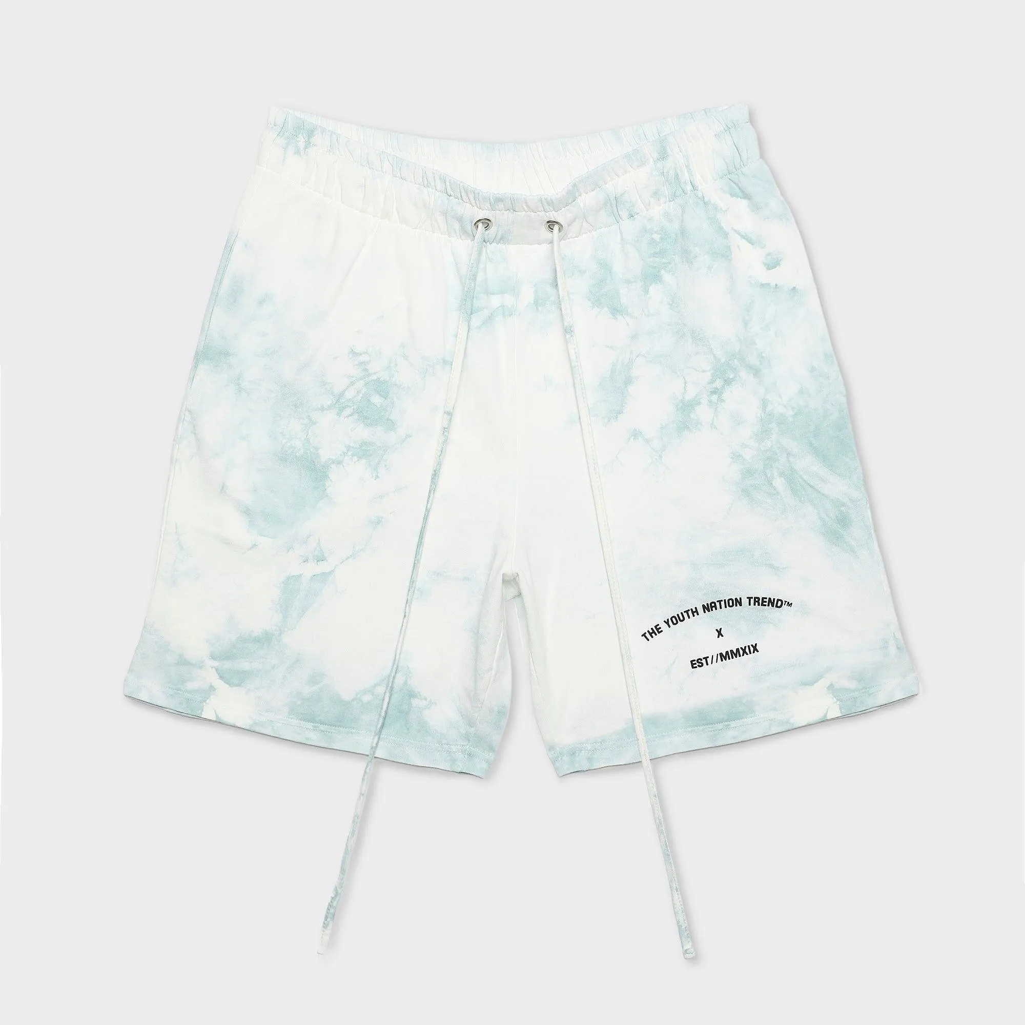 TIE DYE PARADISE MIXED COLOR SHORTS -UNISEX