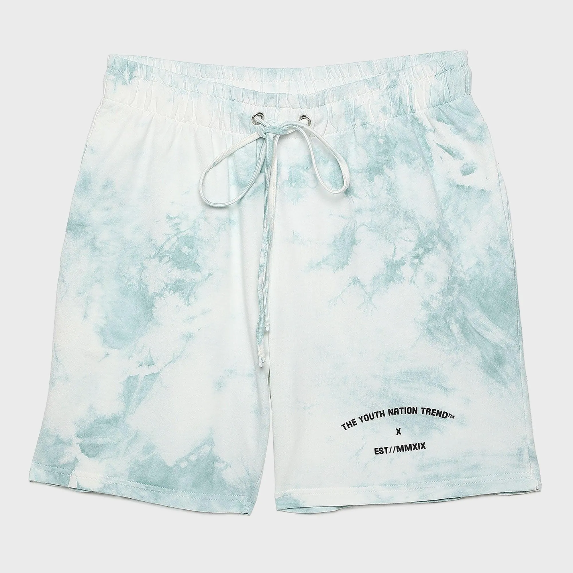 TIE DYE PARADISE MIXED COLOR SHORTS -UNISEX