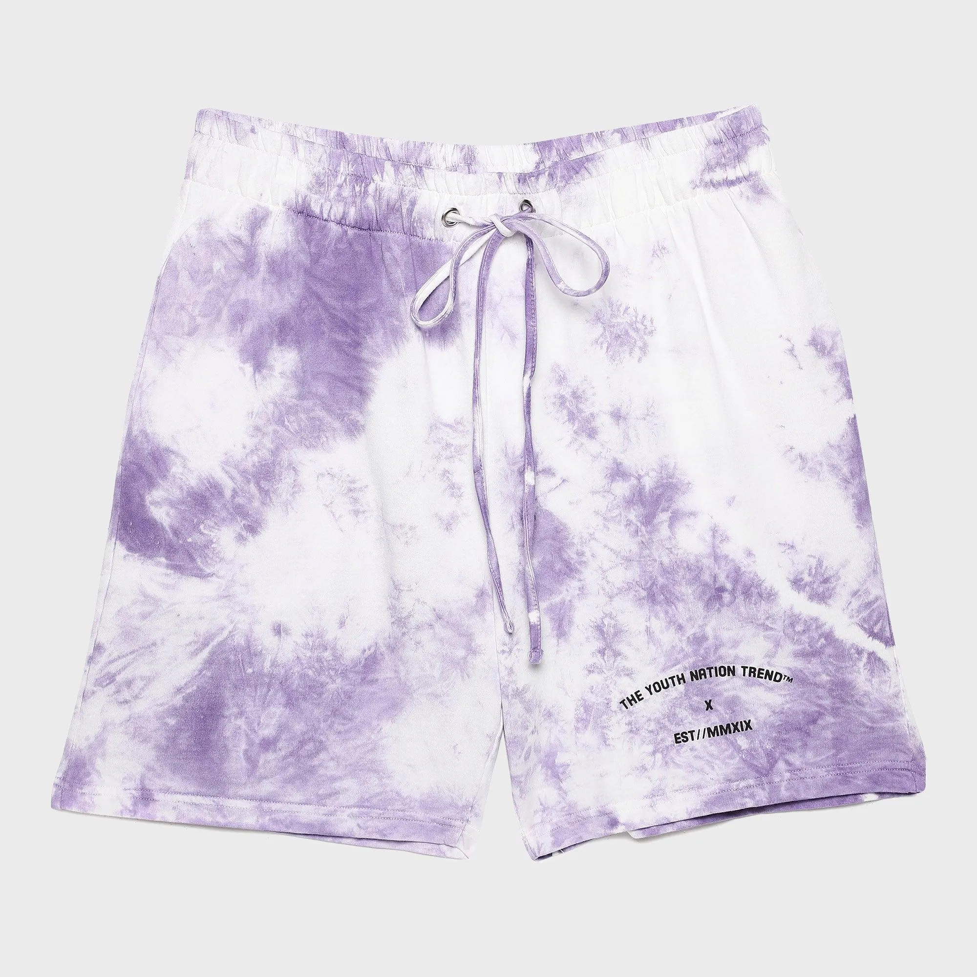 TIE DYE PARADISE MIXED COLOR SHORTS -UNISEX