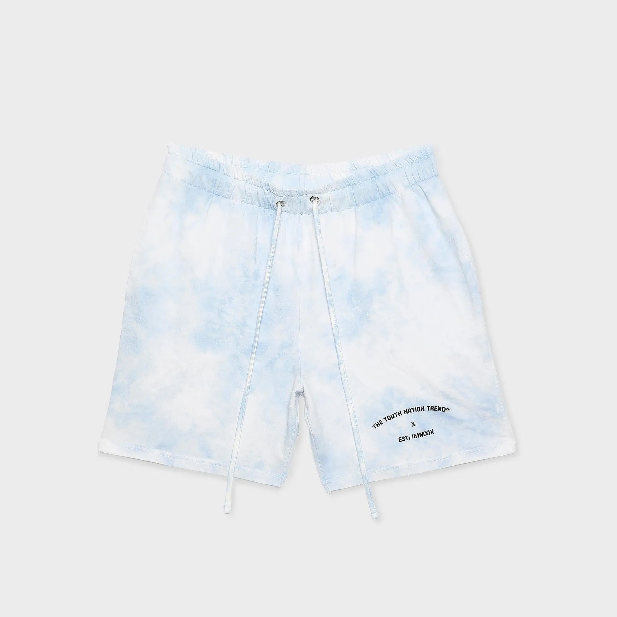 TIE DYE PARADISE MIXED COLOR SHORTS -UNISEX