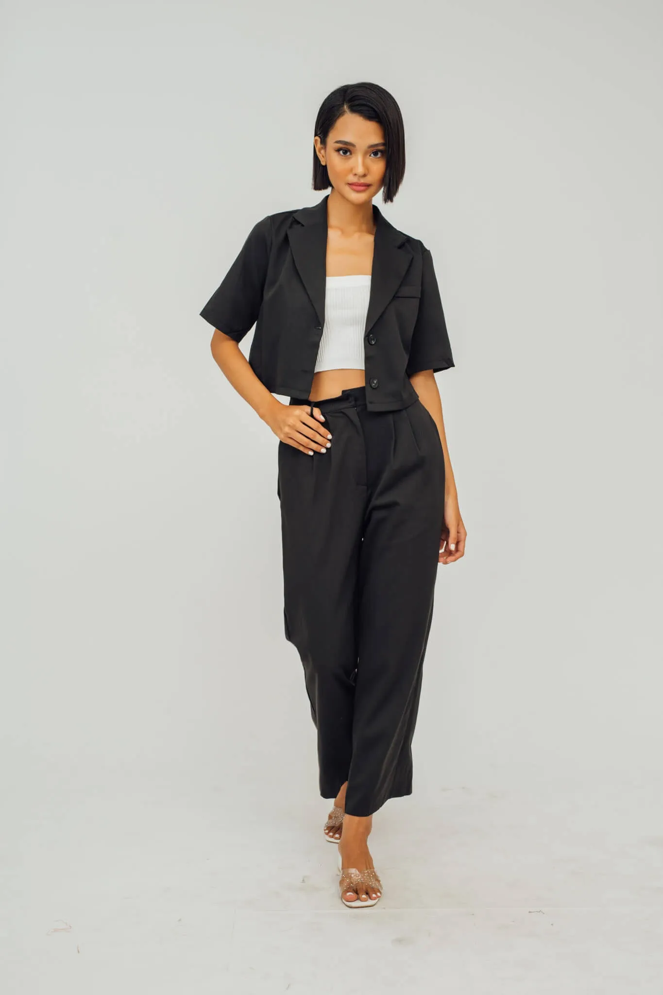 Wendy Crop Polo and Trouser Coordinates