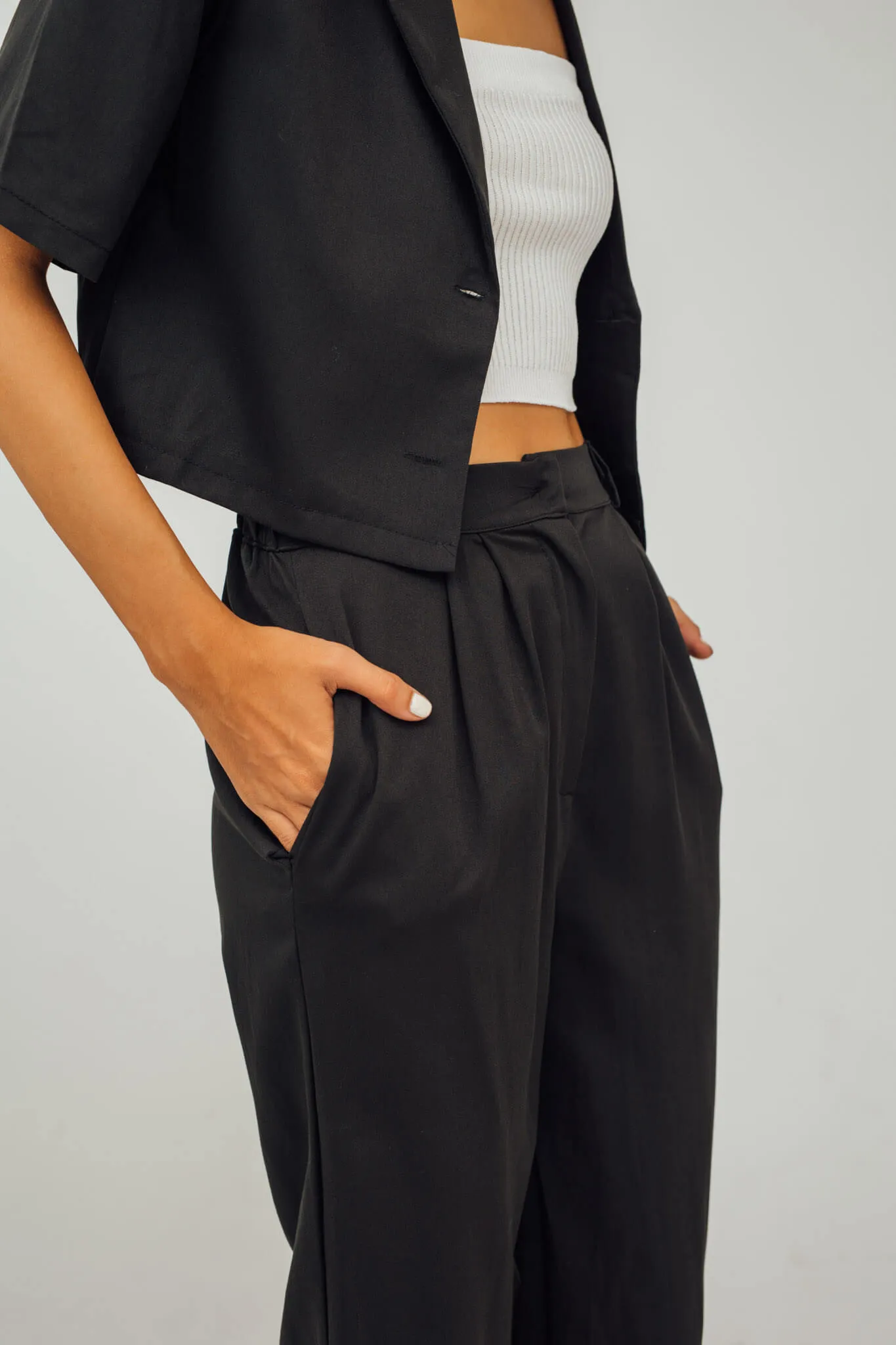 Wendy Crop Polo and Trouser Coordinates