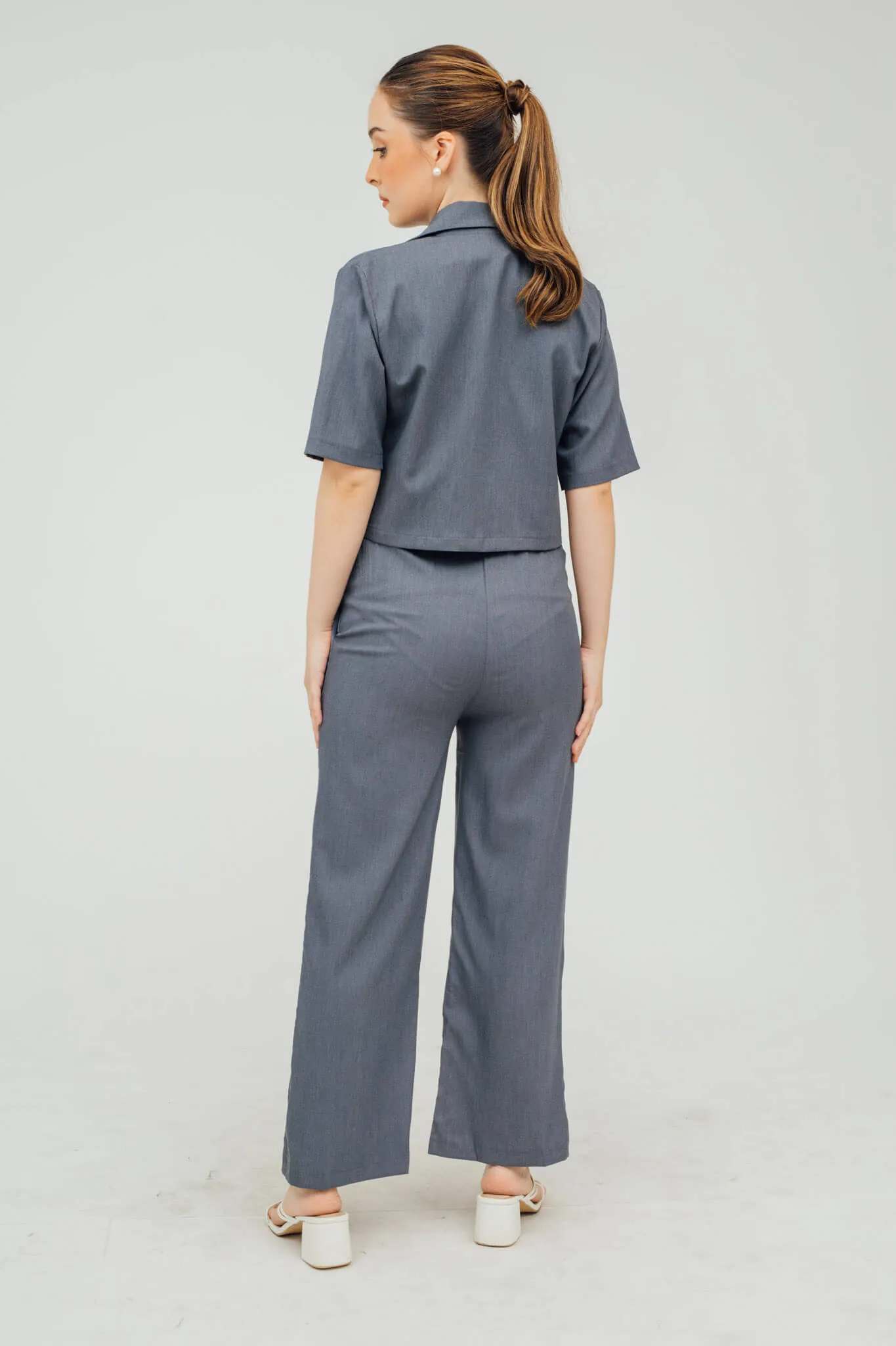 Wendy Crop Polo and Trouser Coordinates