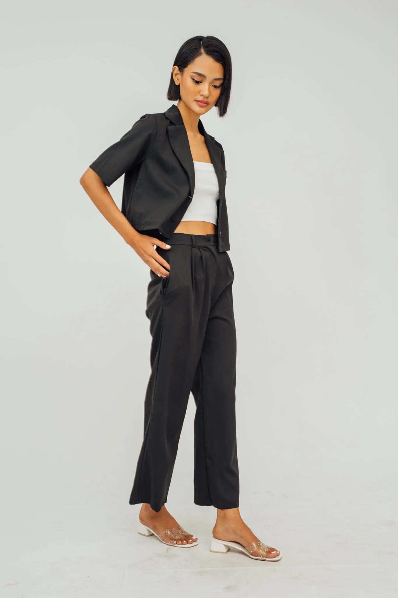 Wendy Crop Polo and Trouser Coordinates