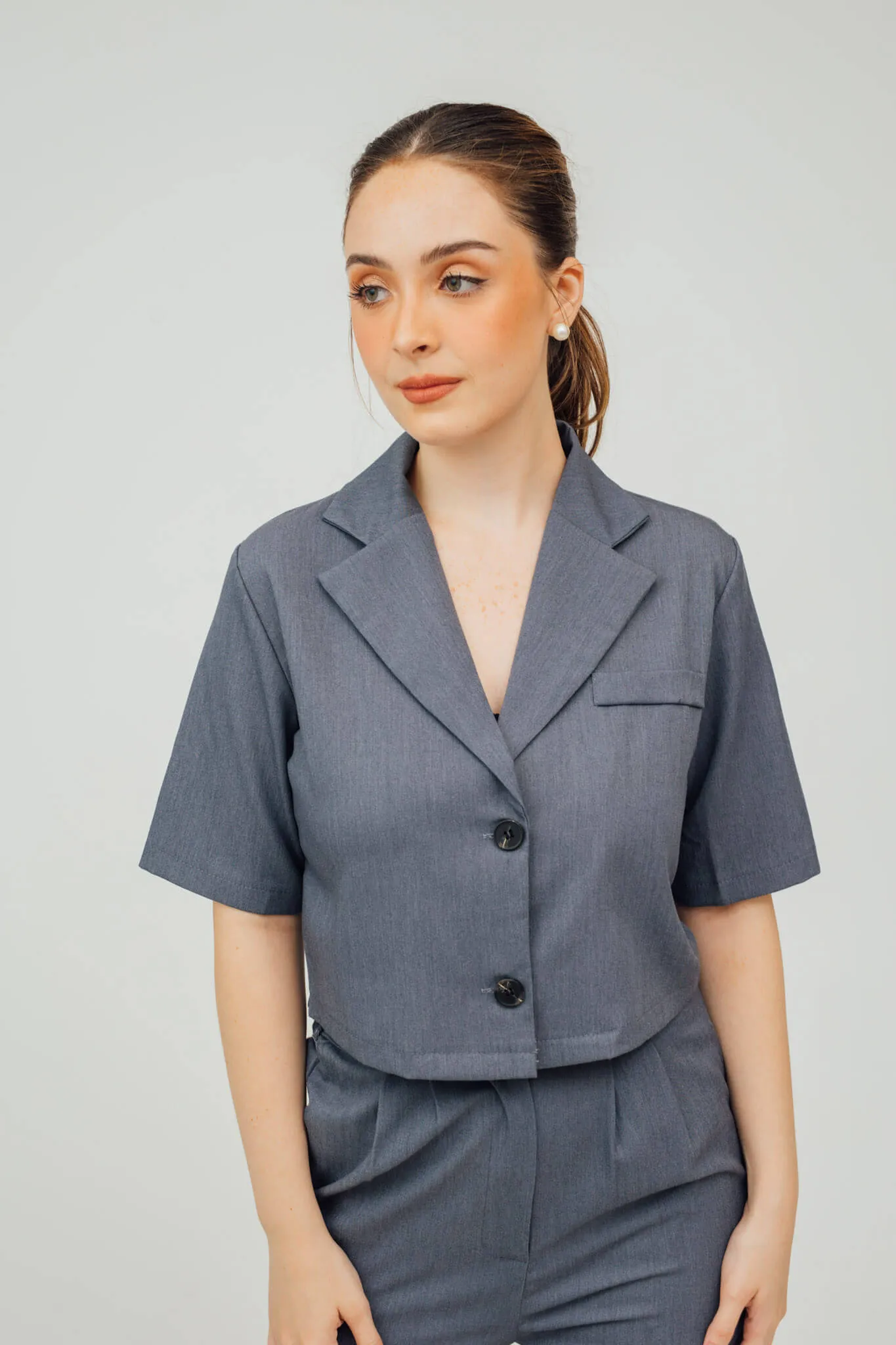 Wendy Crop Polo and Trouser Coordinates