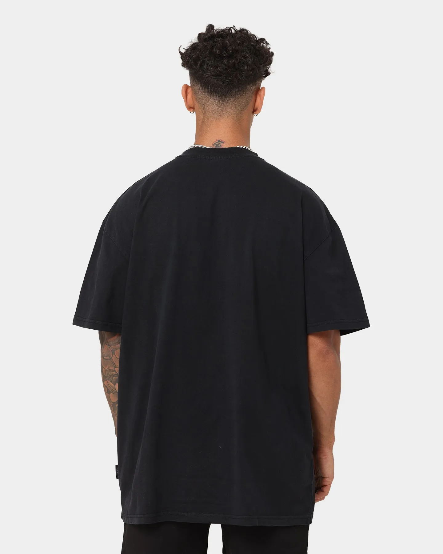 WNDRR Serpent Vintage T-Shirt Washed Black