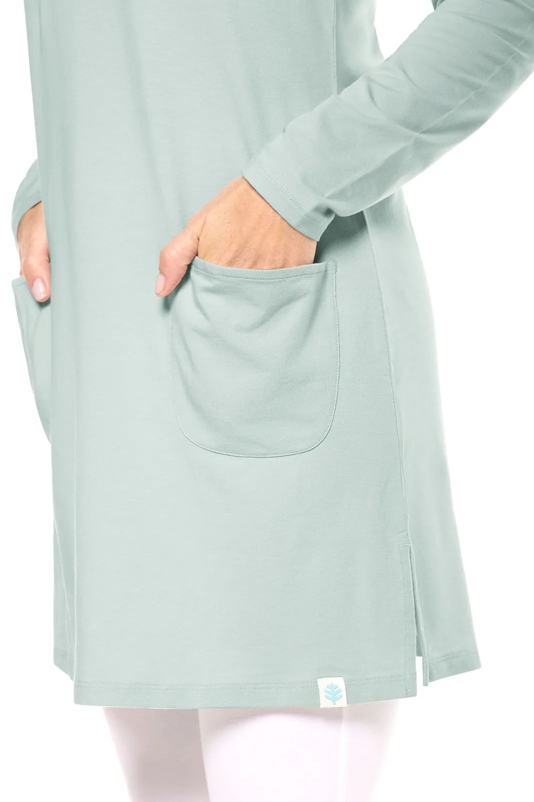 Women's Catalina Beach Cover-Up Dress  | Misty Aqua