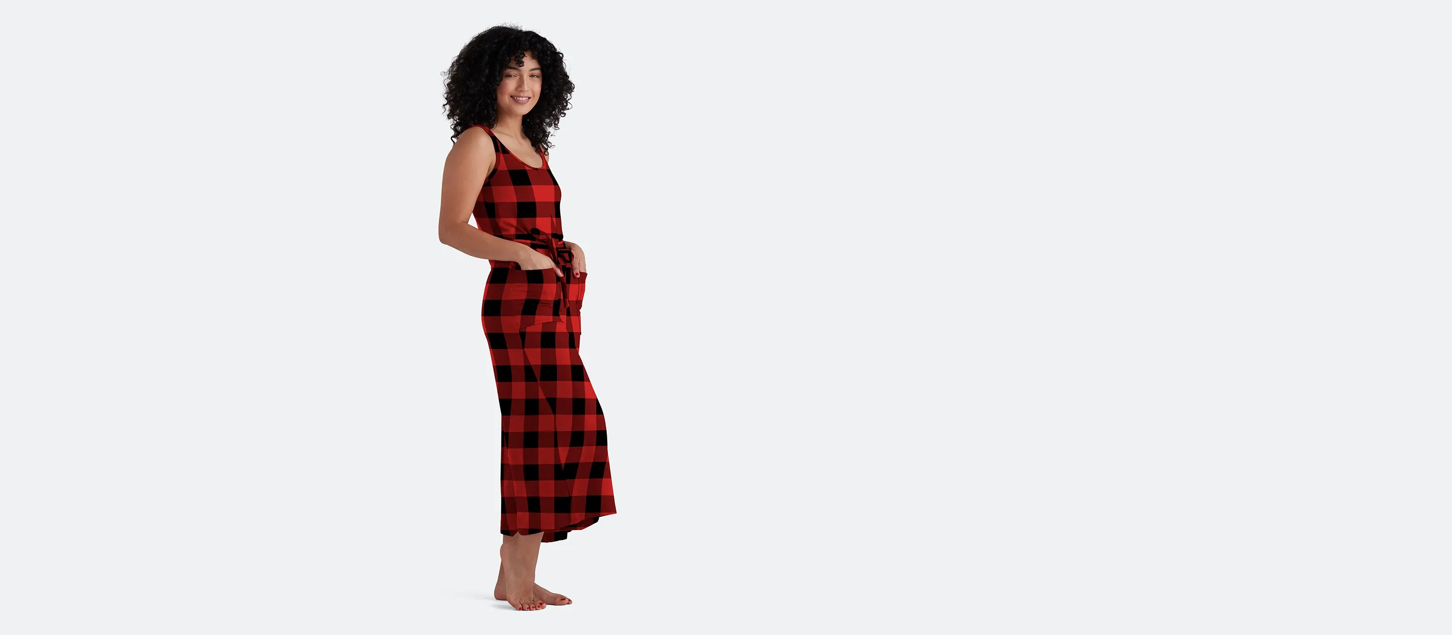 Women's Modal Jumpsuit | Buffalo Check