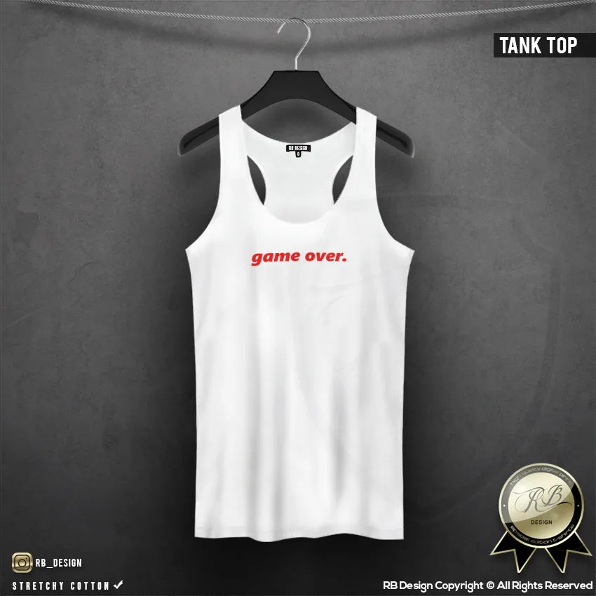 Women's T-shirt With Sayings " Game Over" WTD26 Red