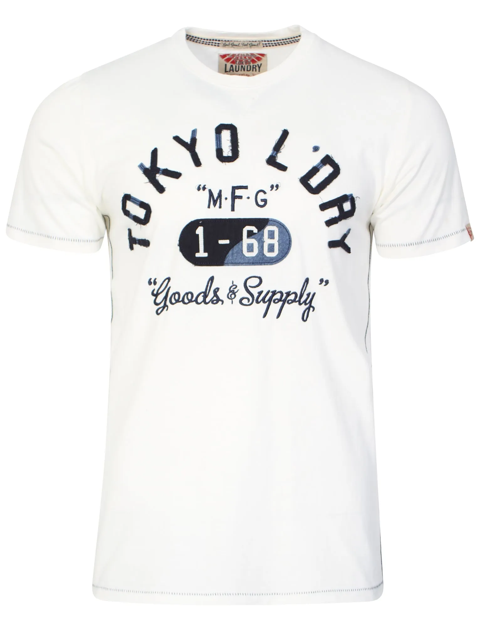 Woodcroft T-Shirt in Ivory - Tokyo Laundry