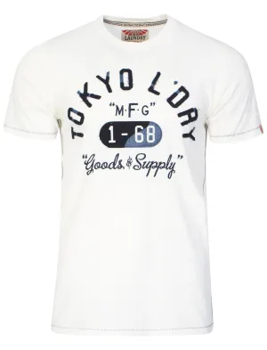 Woodcroft T-Shirt in Ivory - Tokyo Laundry